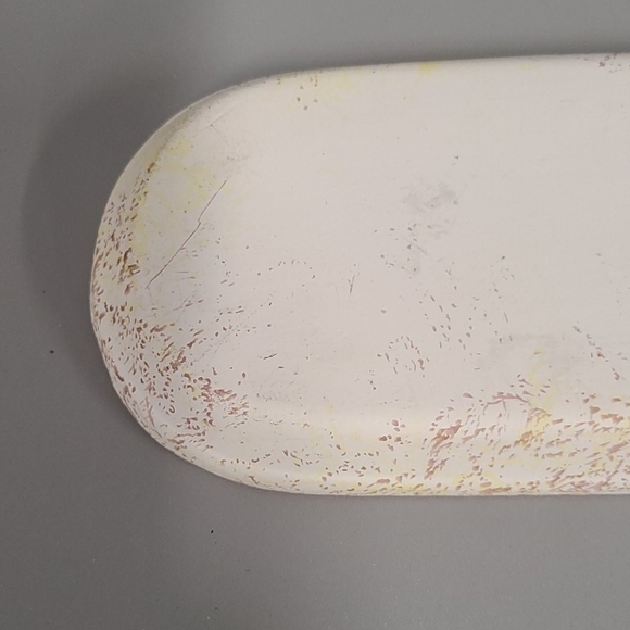 VINTAGE Stoneware Pottery Oval Trinket dish - Picture 3 of 3